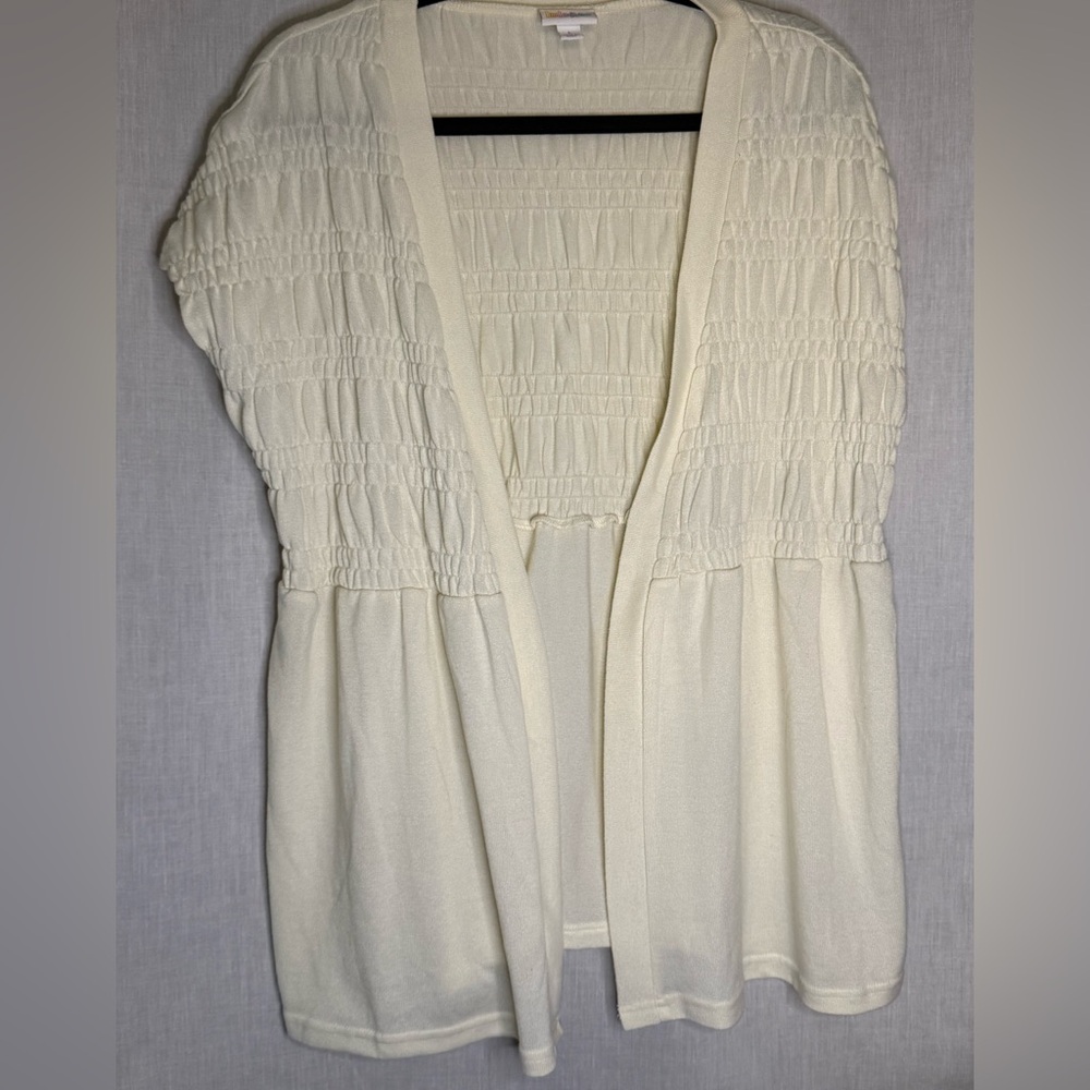 LuLaRoe Ivory Knit Kaylin Sweater